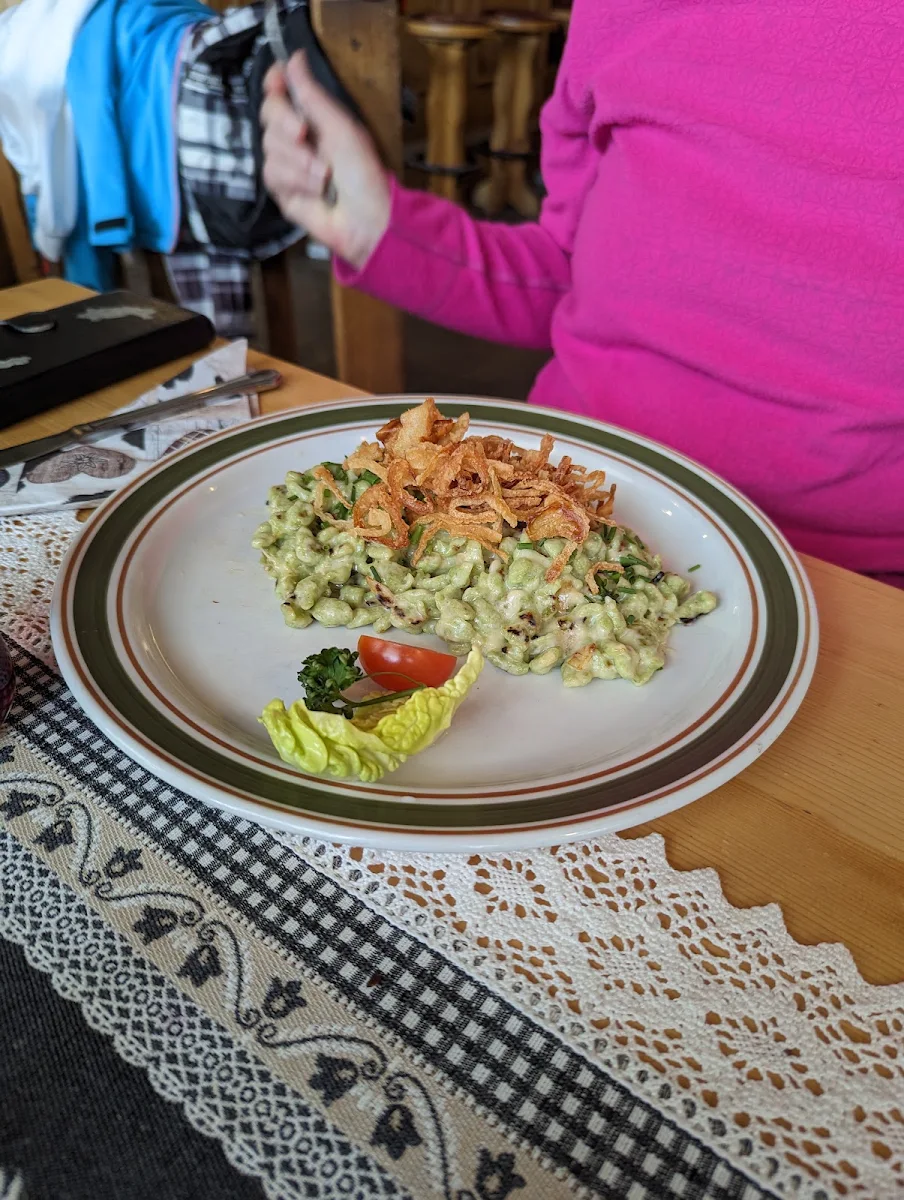 Tiroler Spinat-käsespätzle