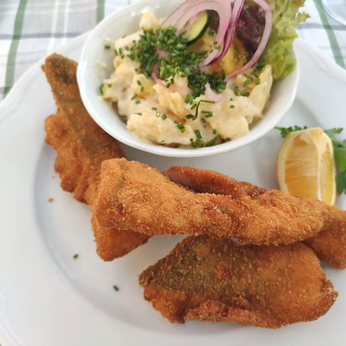 Gebackener Karpfen