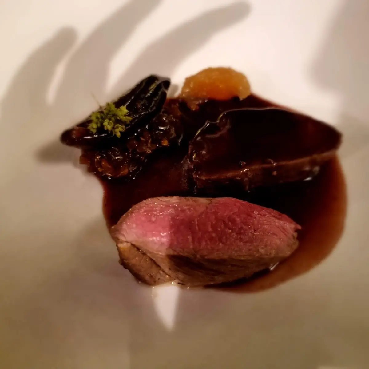 Geschmortes Und Gegartes Vom Jungrind Mit Gefülltem Champignon, Restaurant Obauer