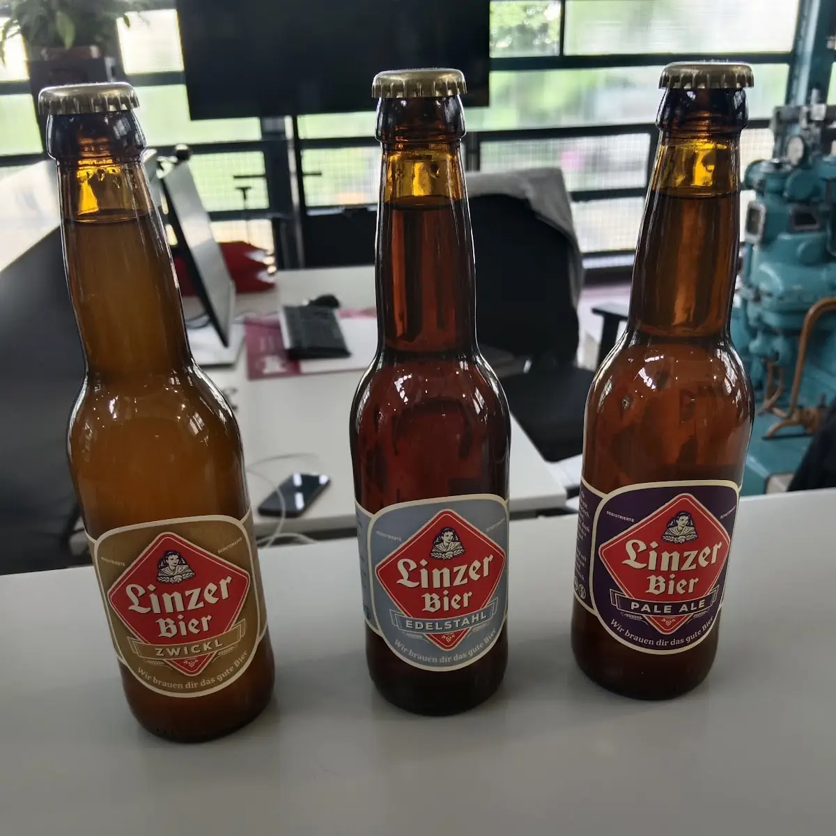 Verschiedene Linzer Biere