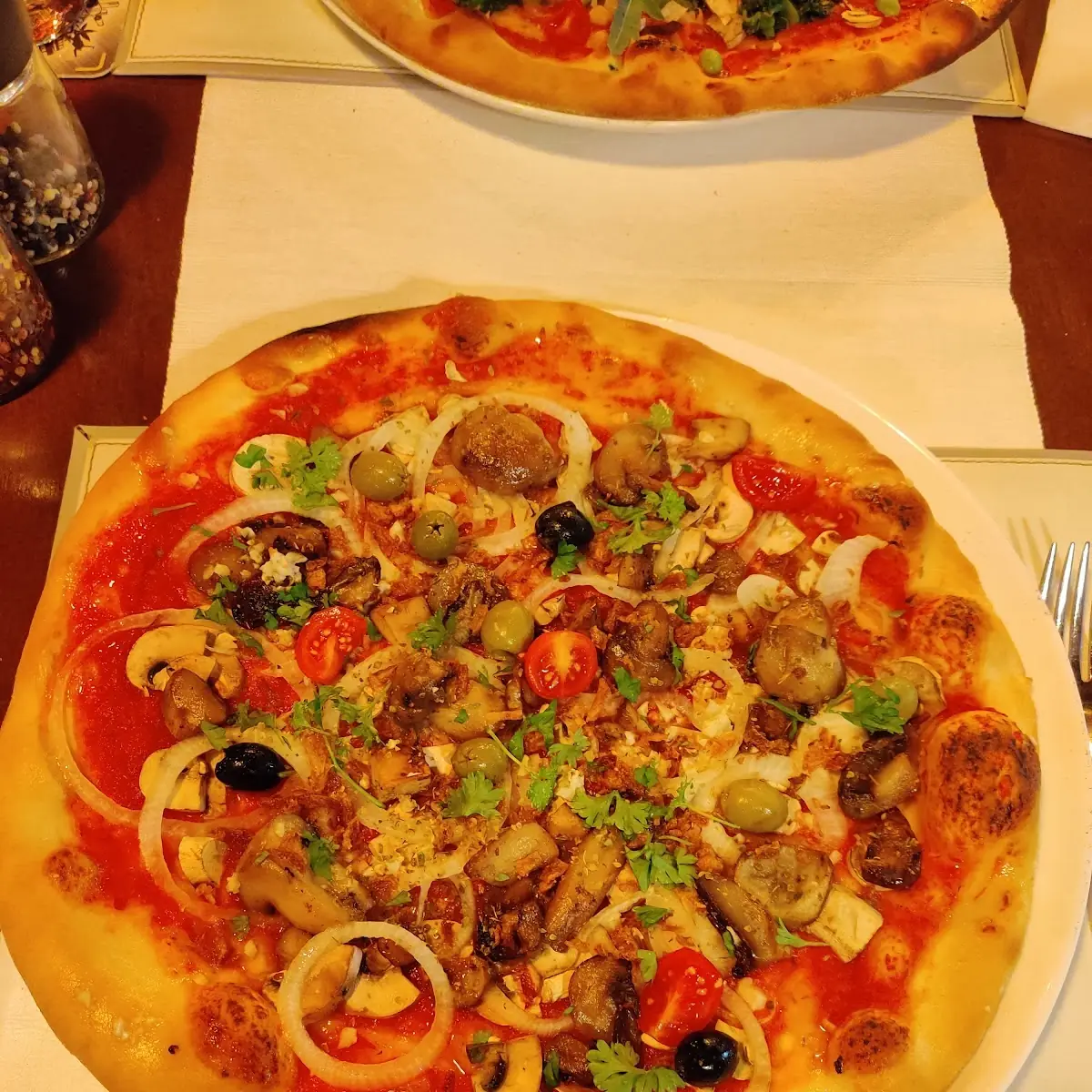 Vegane Pizza Fungi