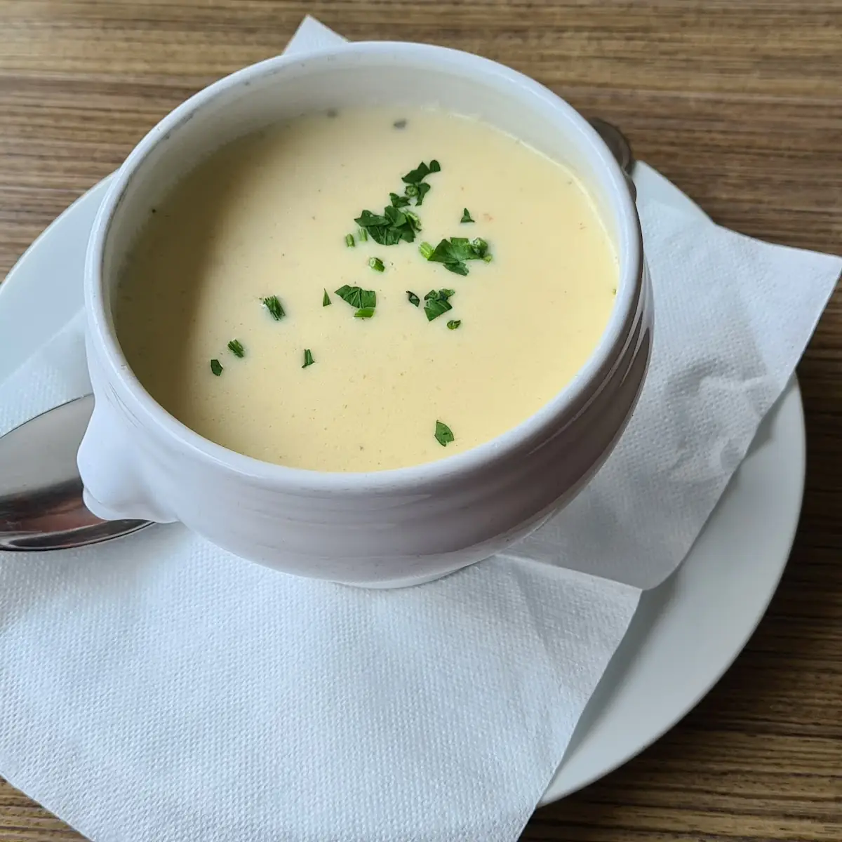 Knoblauchcremesuppe