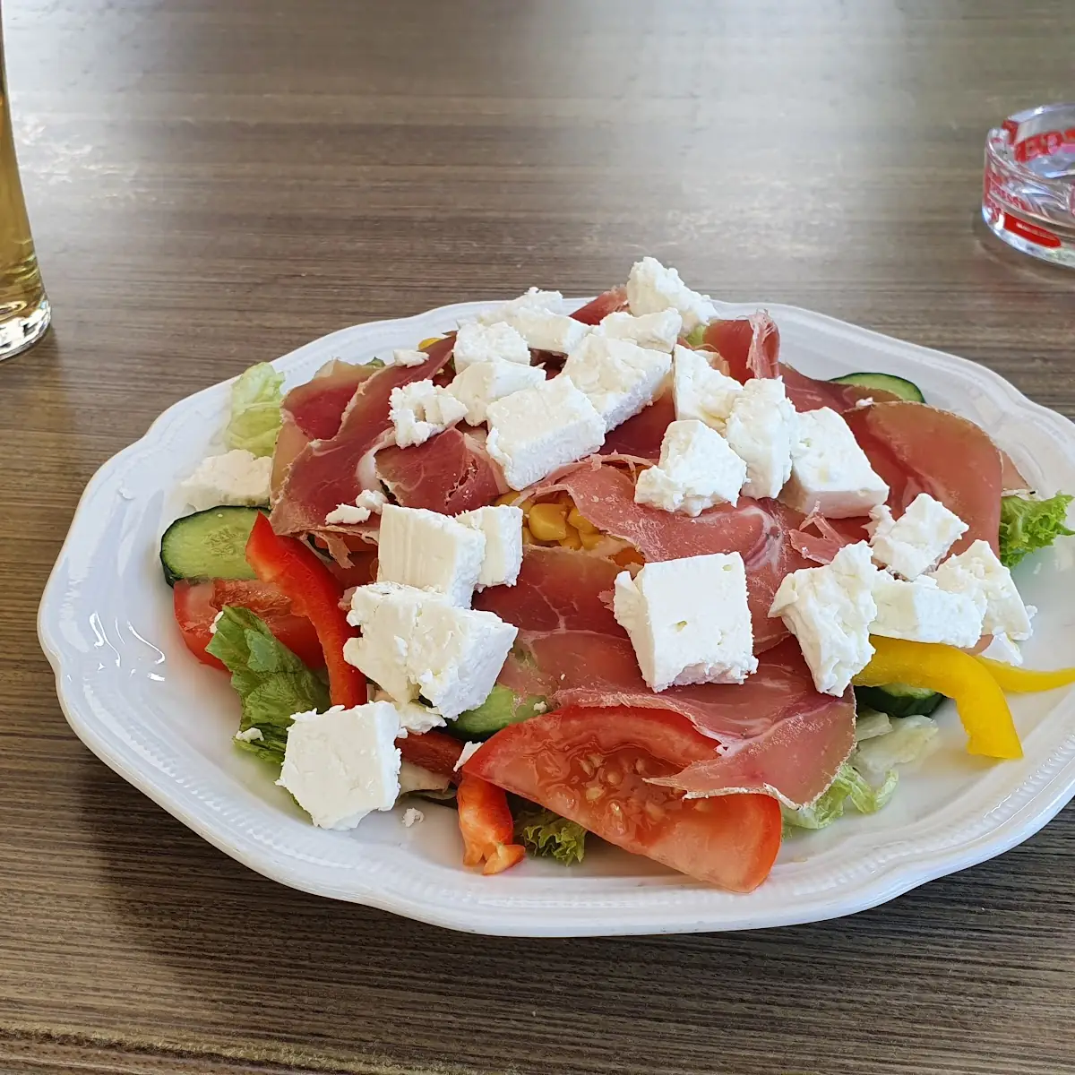 Salat Mit Schinken Und Käse