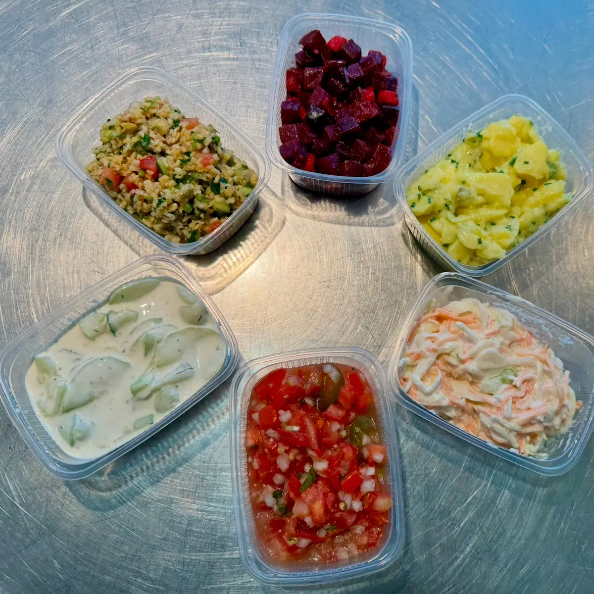 Verschiedene Salate