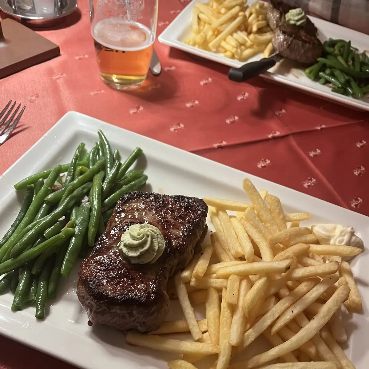 Breaded Veal Filet with French Fries
