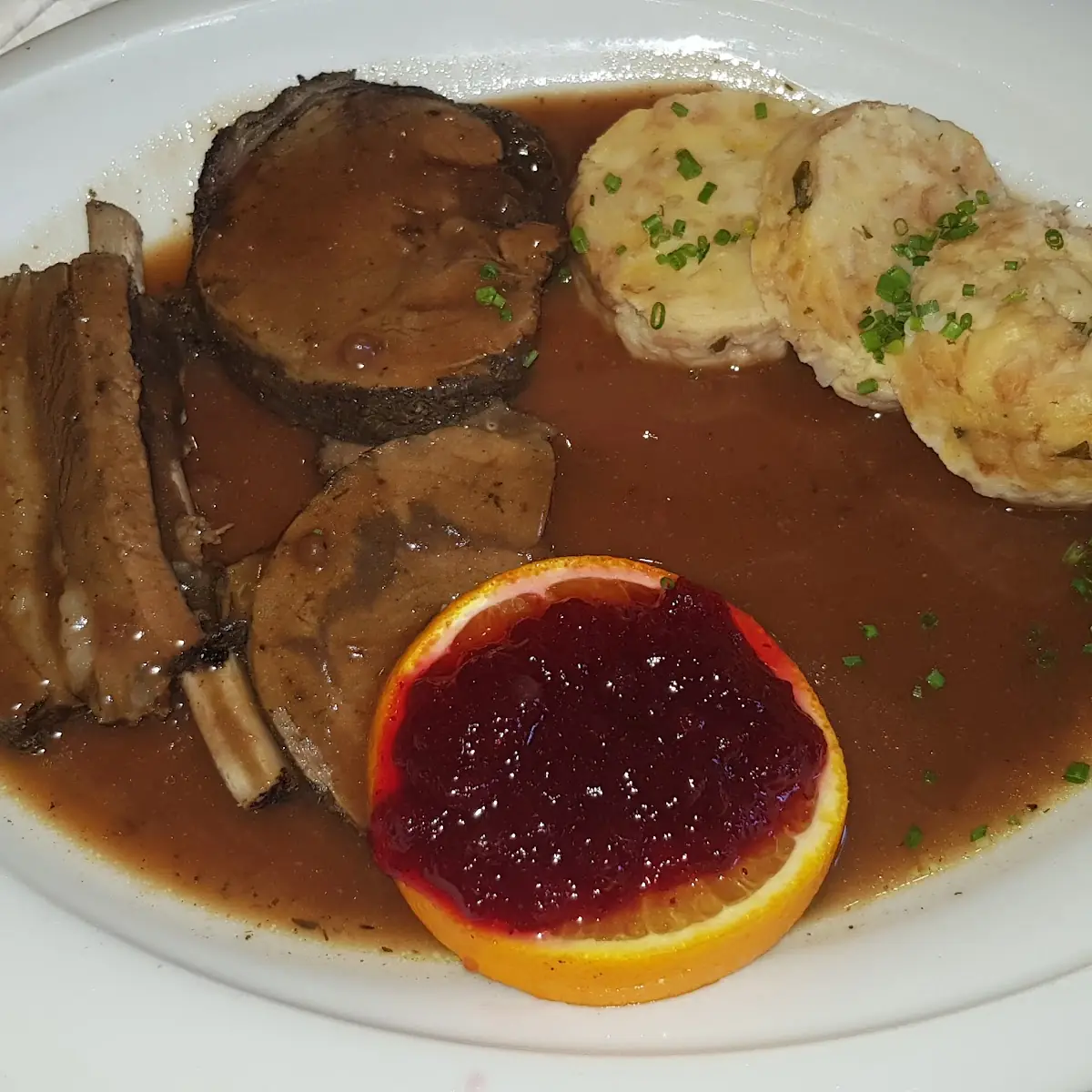 Wildschweinbraten