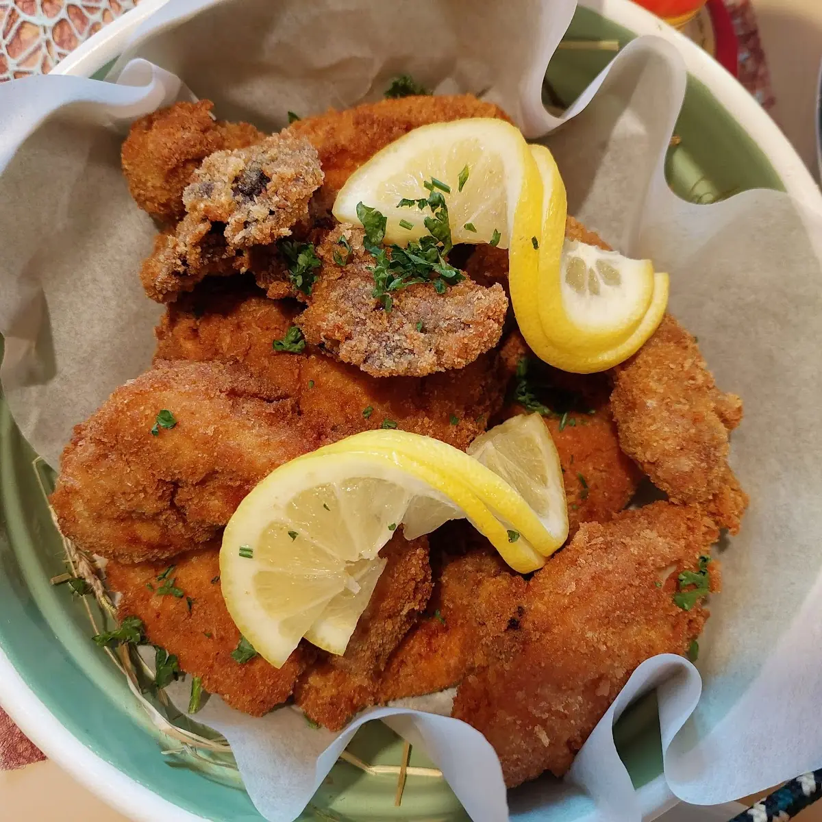 Backhendl Im Heubett Inkl Gebackener Leber