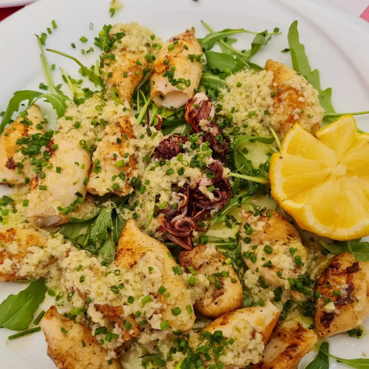 Calamari Vom Grill Normale Portion