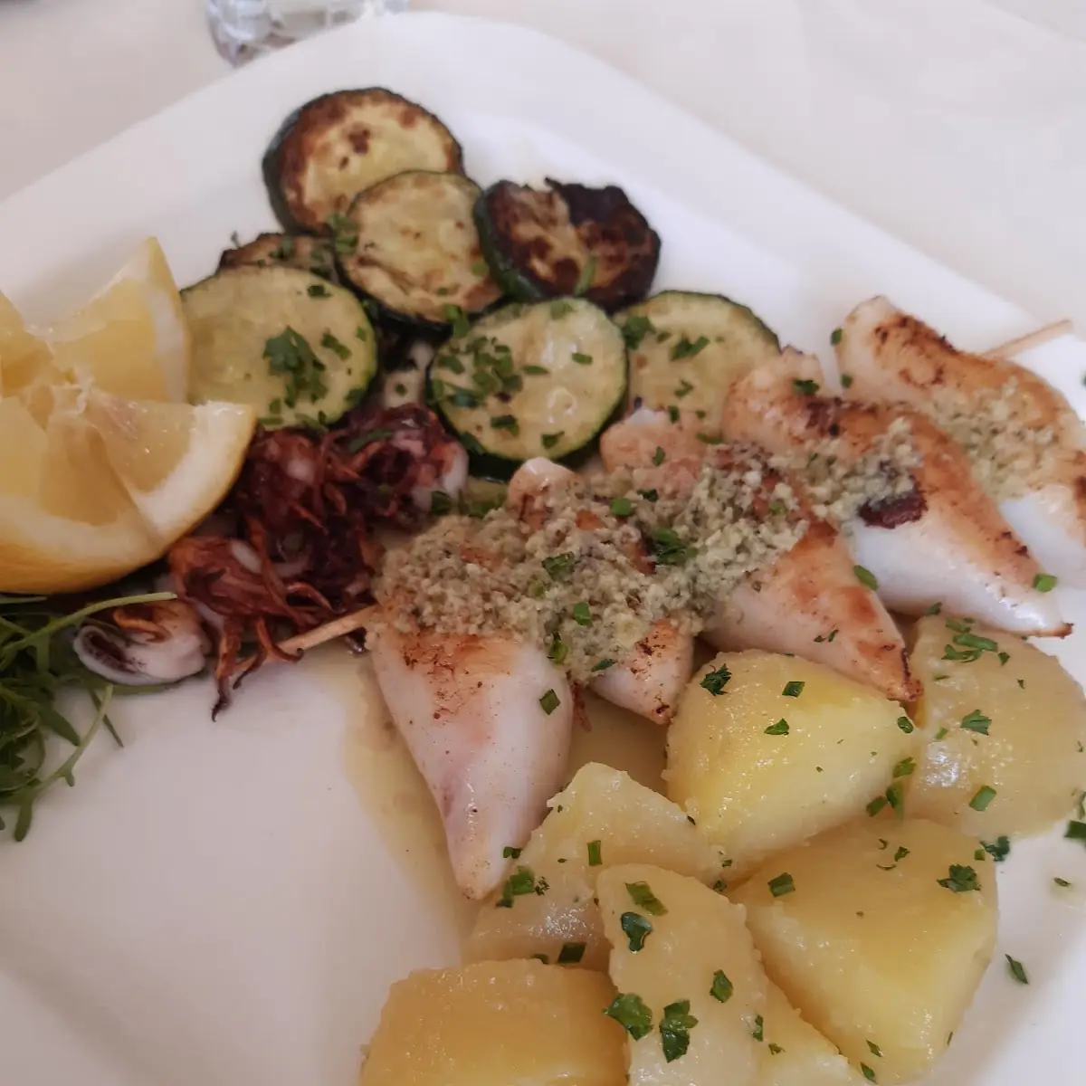 Gefüllte Calamari