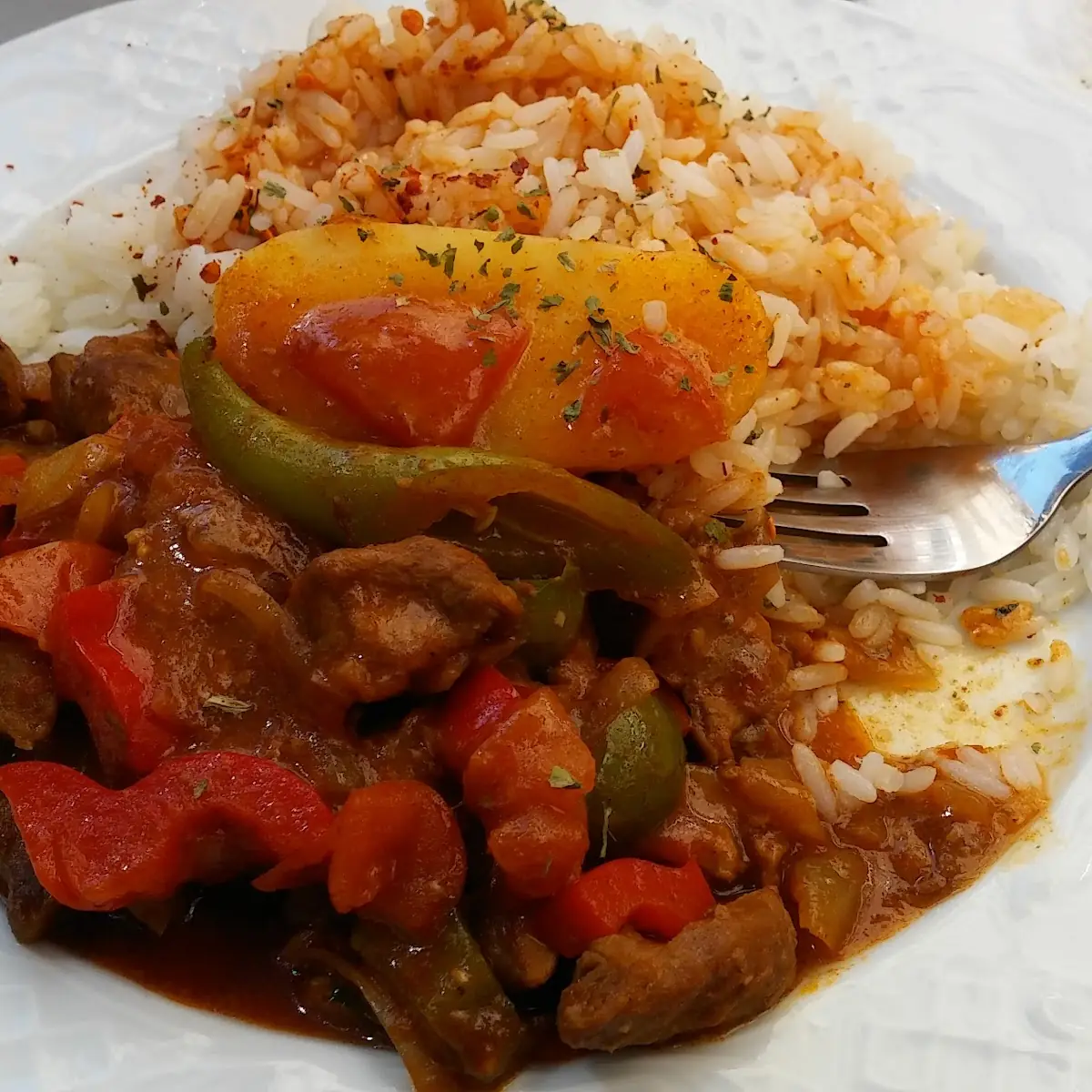 With Rice And