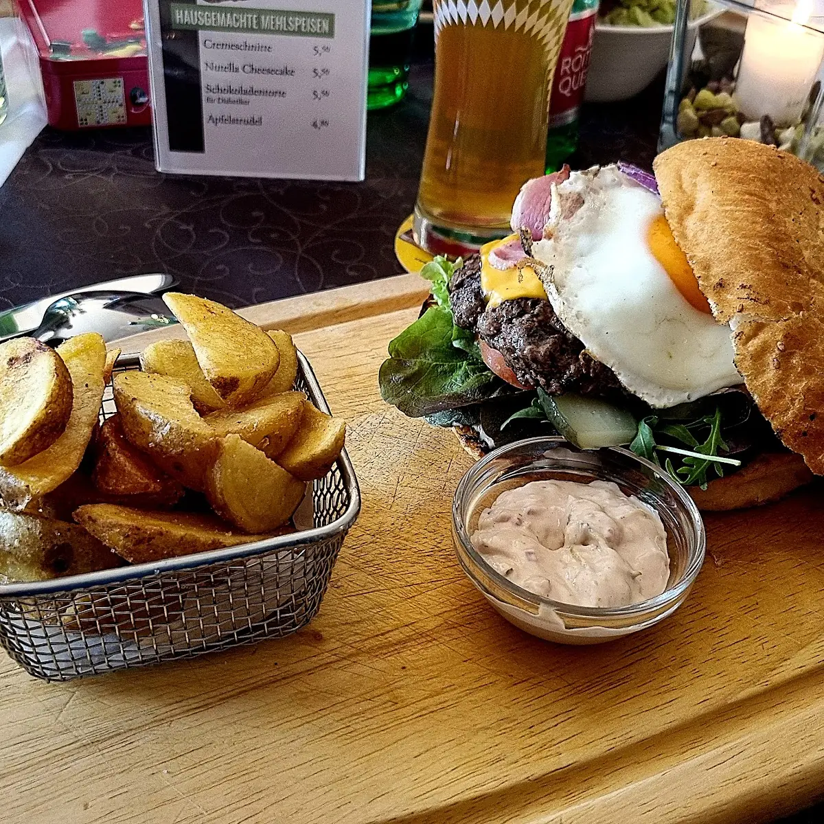 Hamburger S Hranolkami