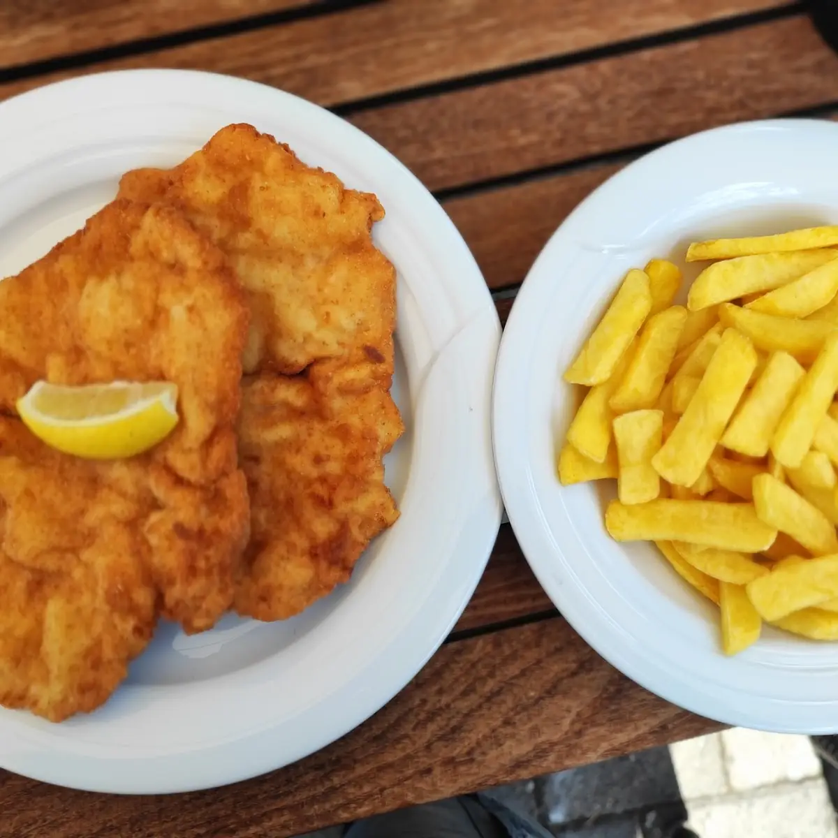 Wiener Schnitzel Hranolky