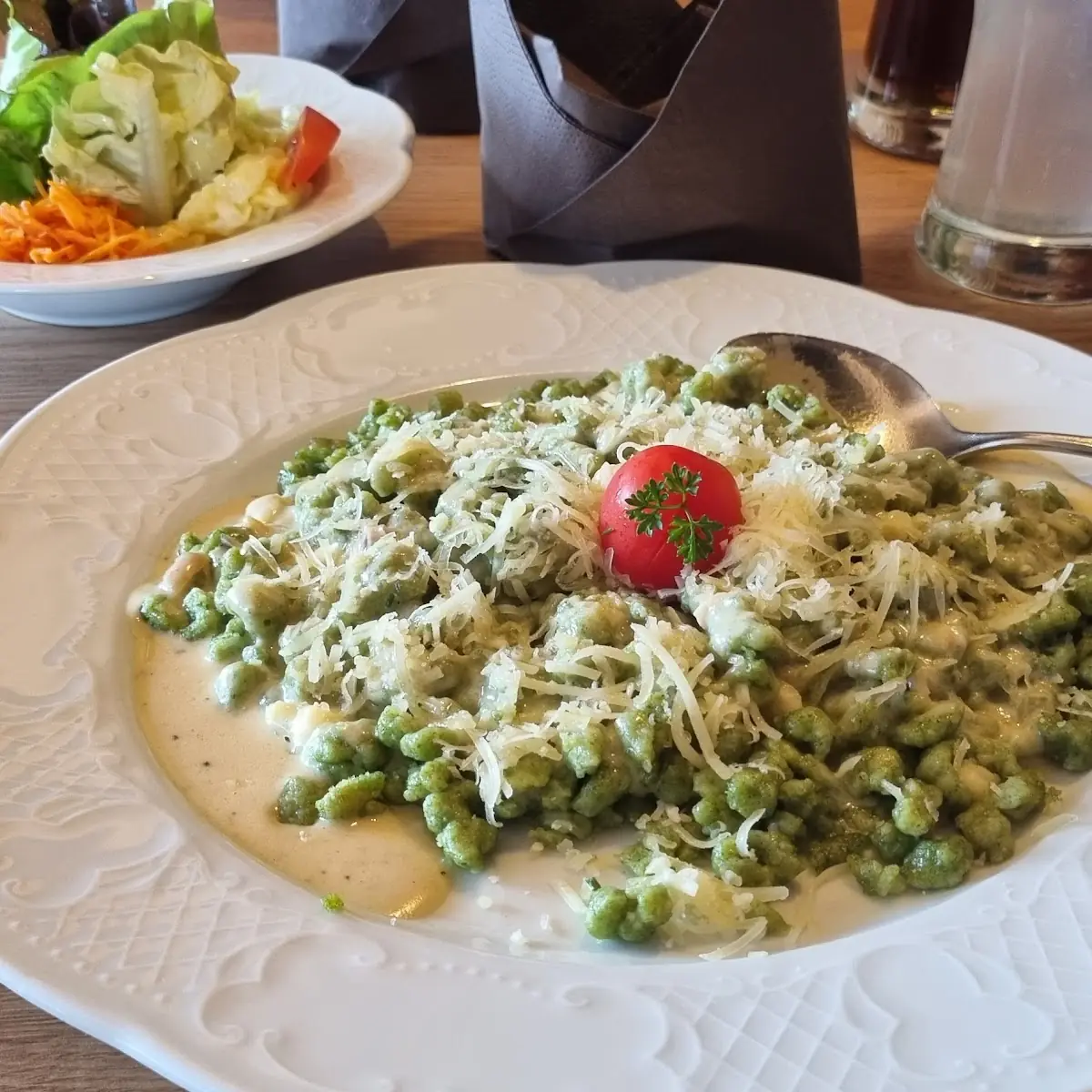 Spinatspätzle