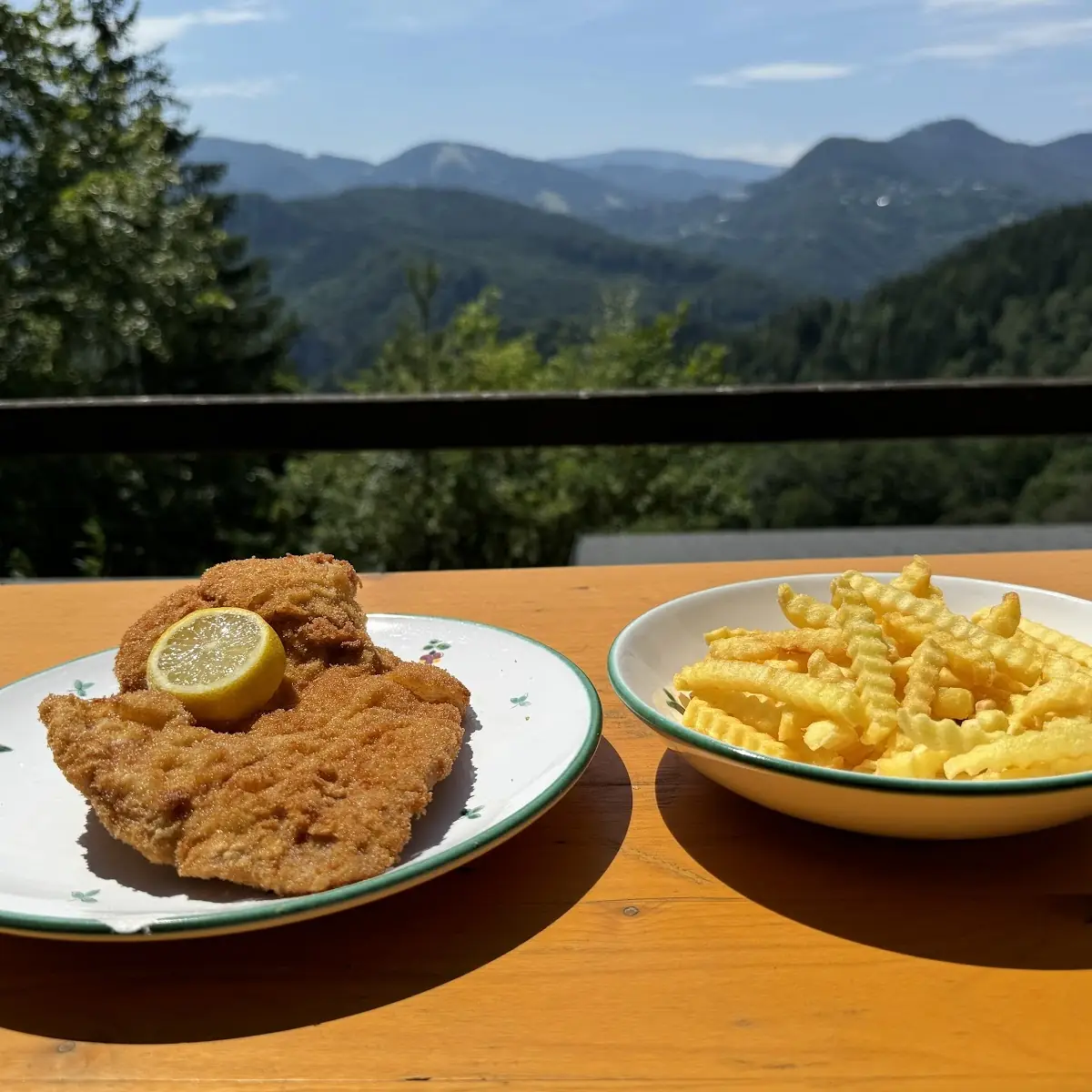 Wienerschnitzel Mit Pommers