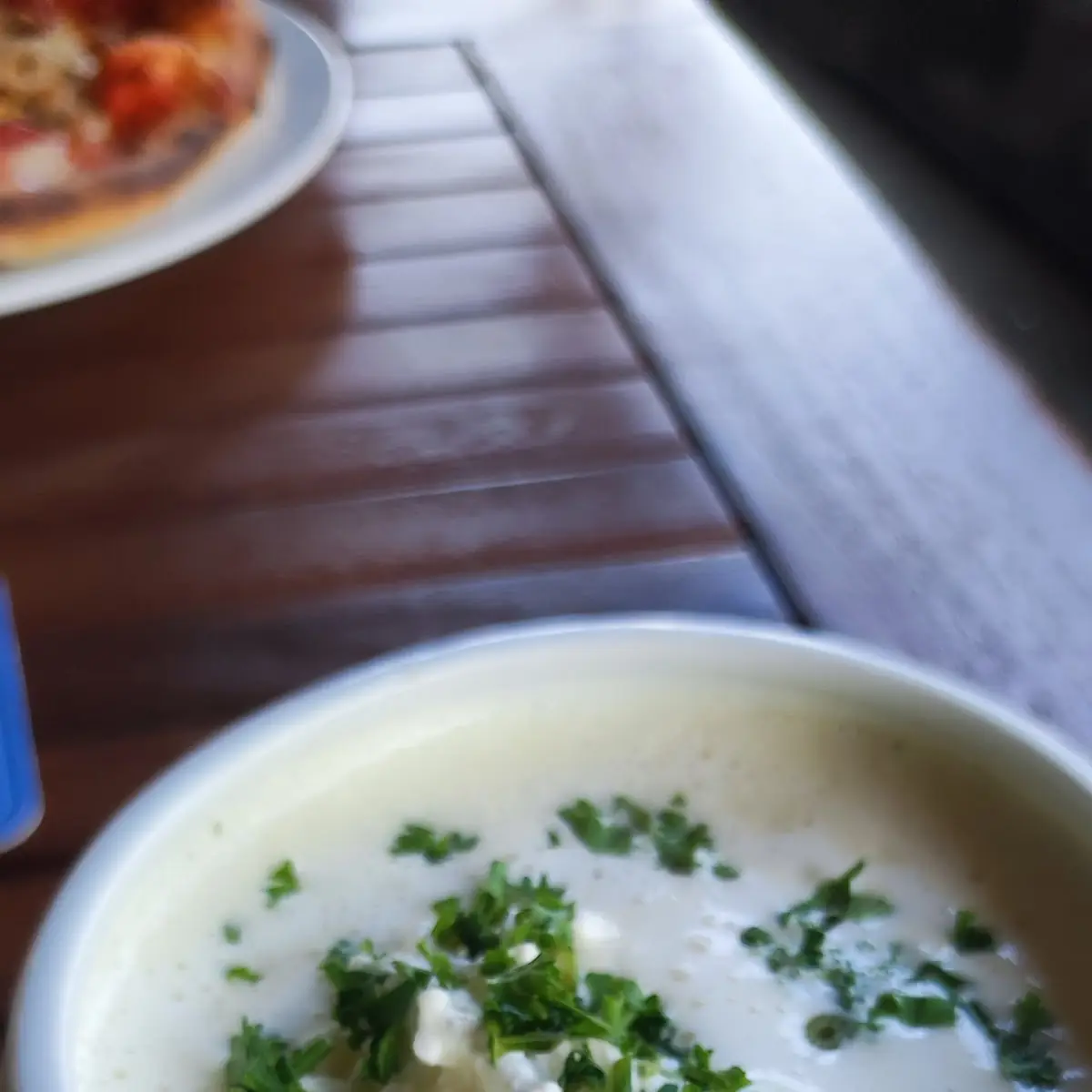 Knoblauchsuppe Mit Shrimps