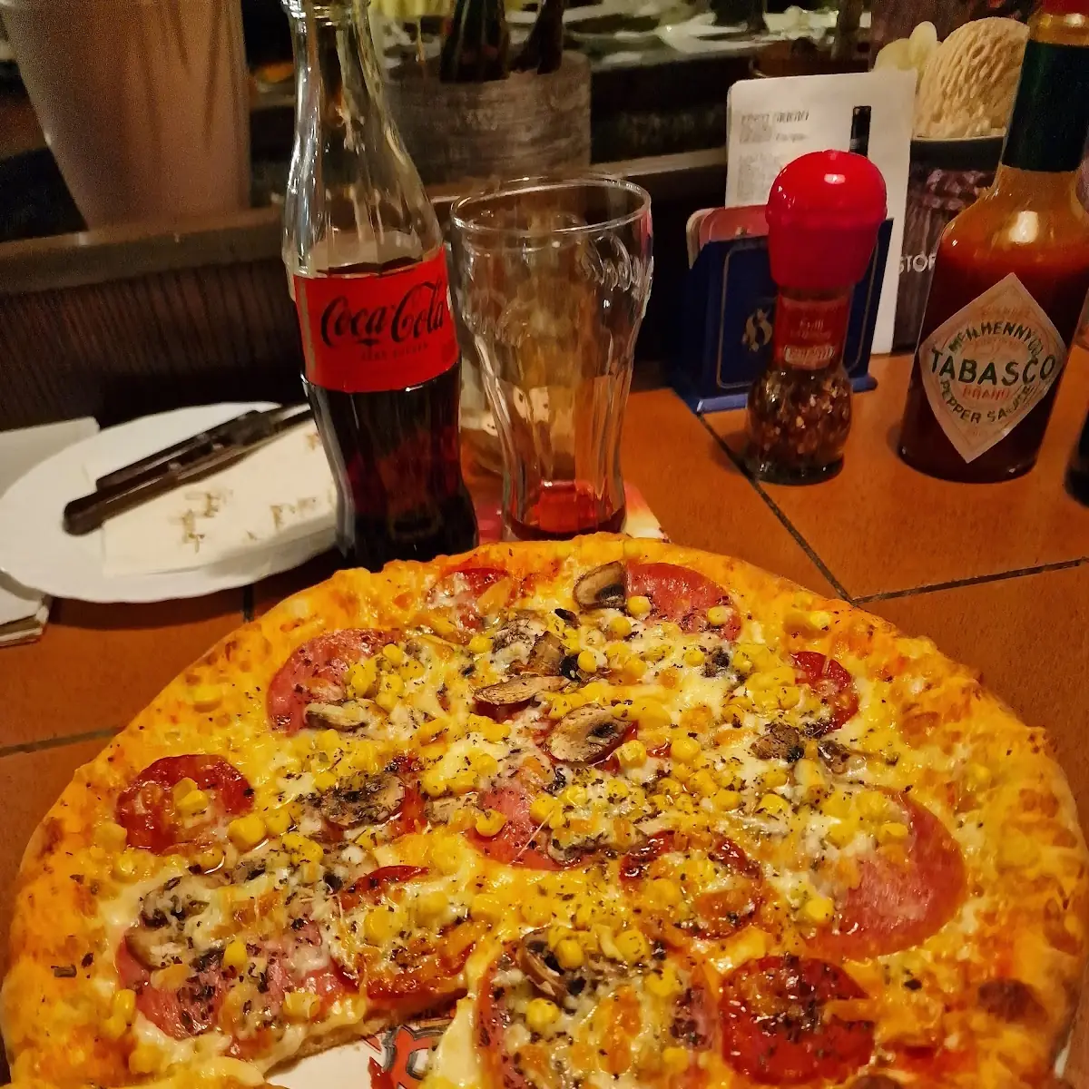 Slalami Pizza Mit Mais
