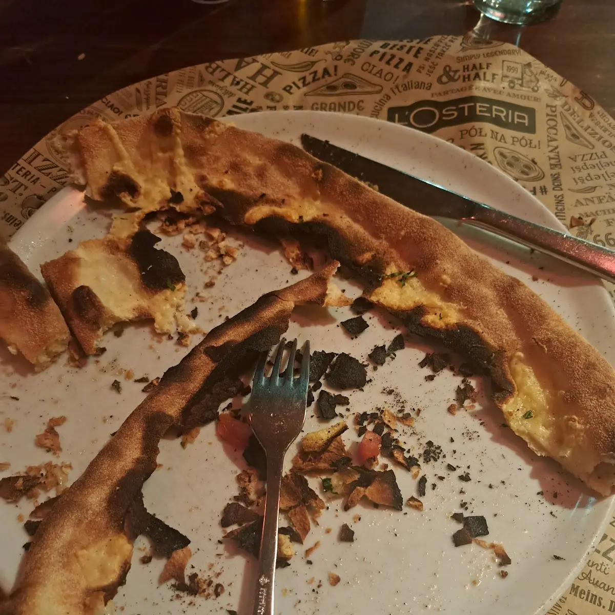 Kohlenpizza