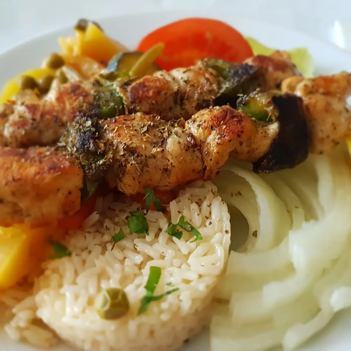 Hühnchenspieß