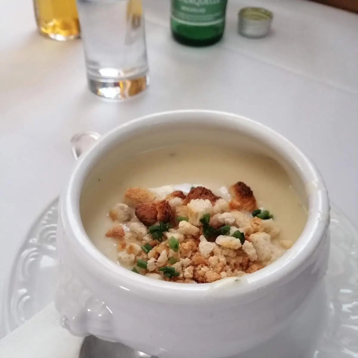 Knoblauchcremesuppe