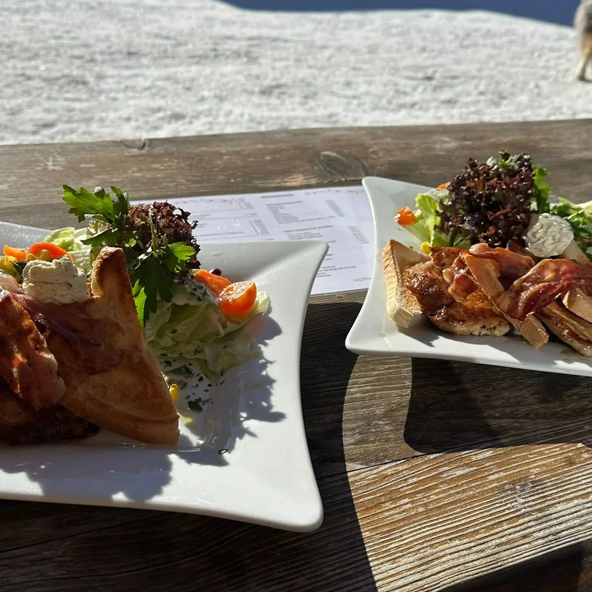 Steaktoast Mit Salat