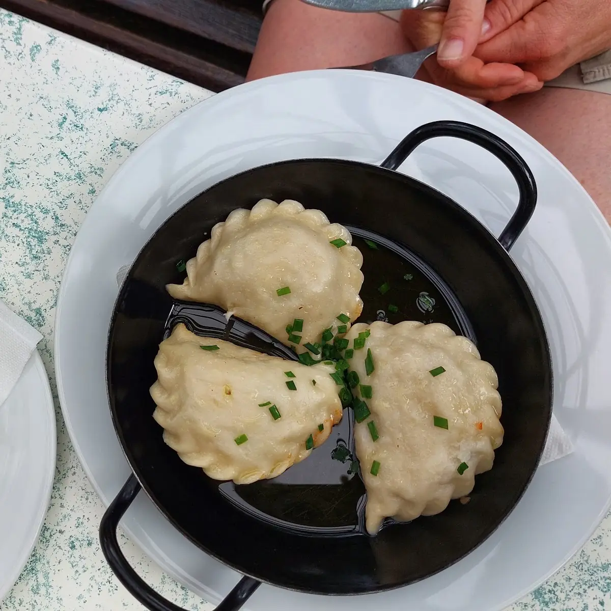 Kärntnernudel Mit Grüner Salat