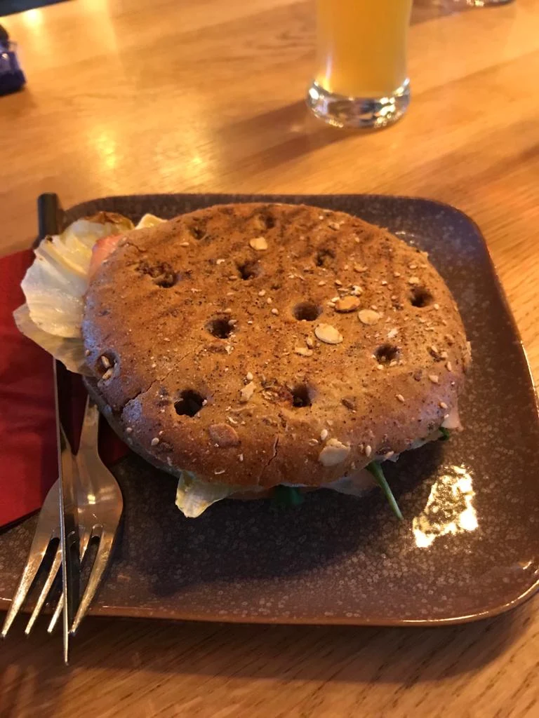 Schinken Käse Bagel