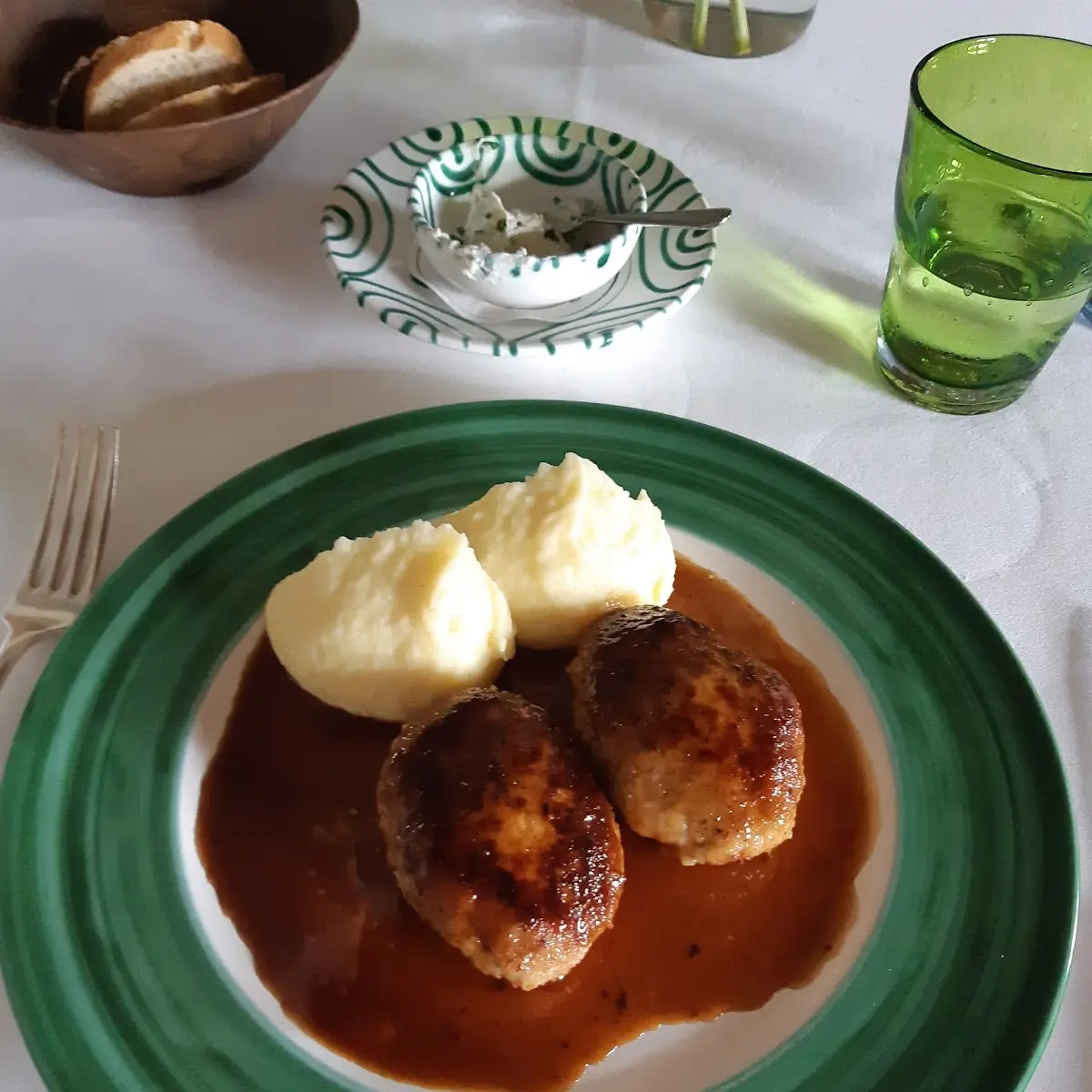 Kalbsschnitzel Mit Kartoffelpüree