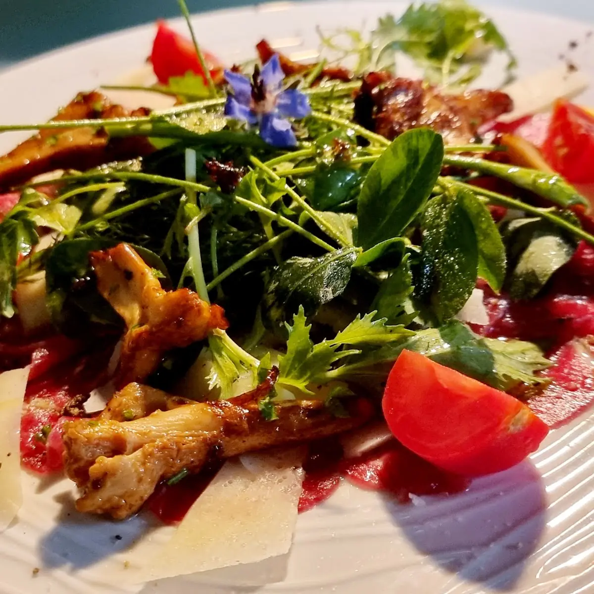 Carpaccio Mit Eierschwammerl