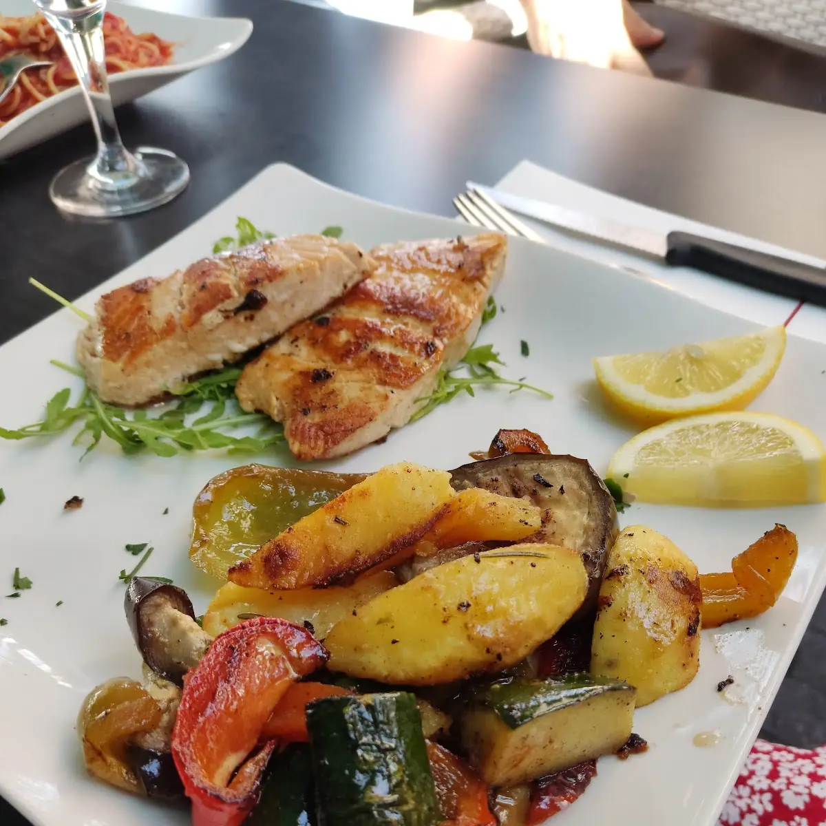 Lachs Mit Gemüse