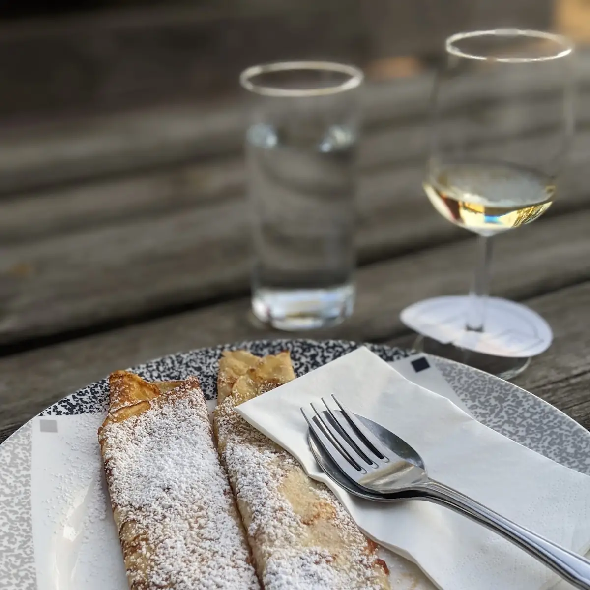 Crepes with Apricot Jam