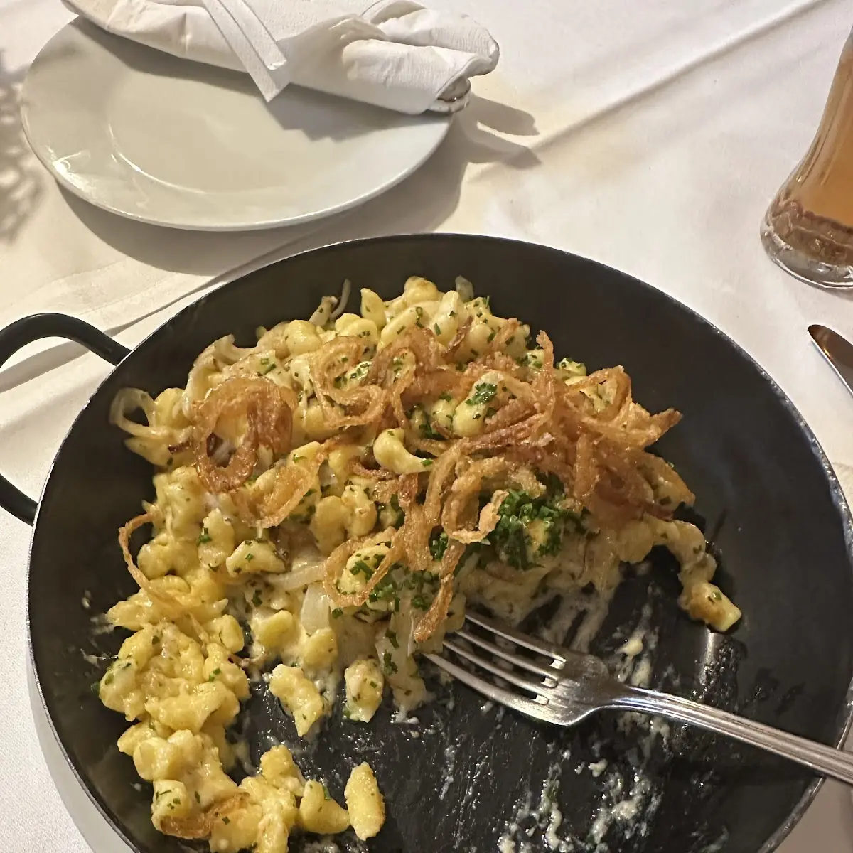 Käsespätzle Mit Salat