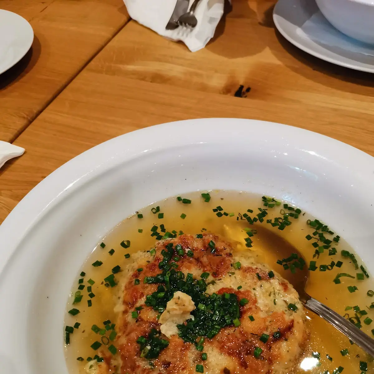 Kaspressknödelsuppe
