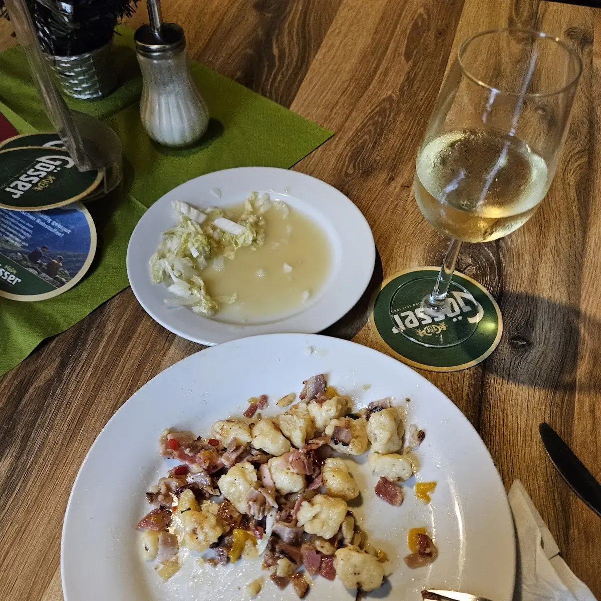 Jägerspätzle Mit Salat