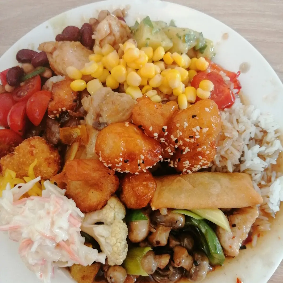Buffet Mit Salat