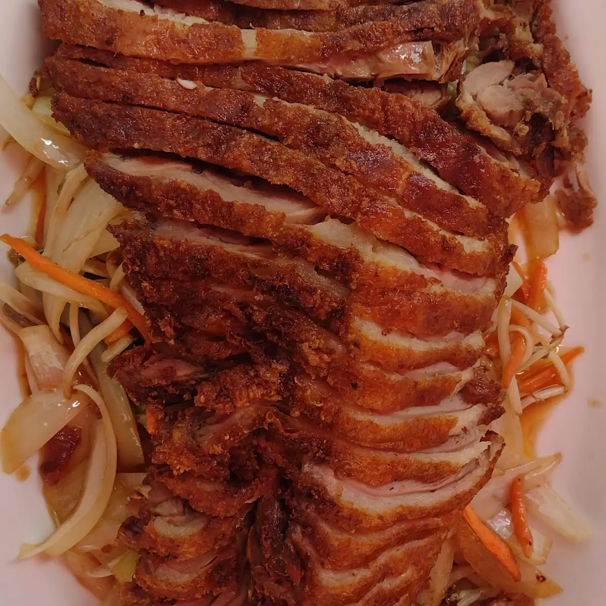 Knusprige Ente Mit Knoblauchsauce