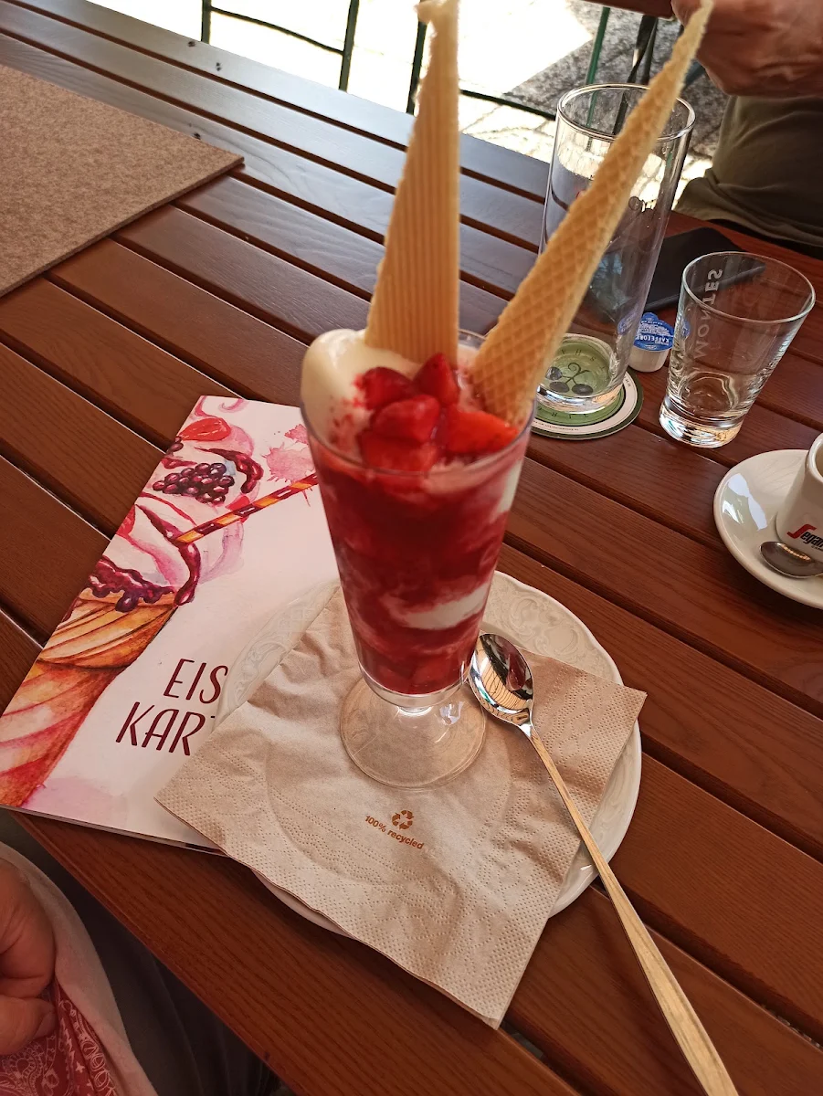 Frozen Joghurt Erdbeer