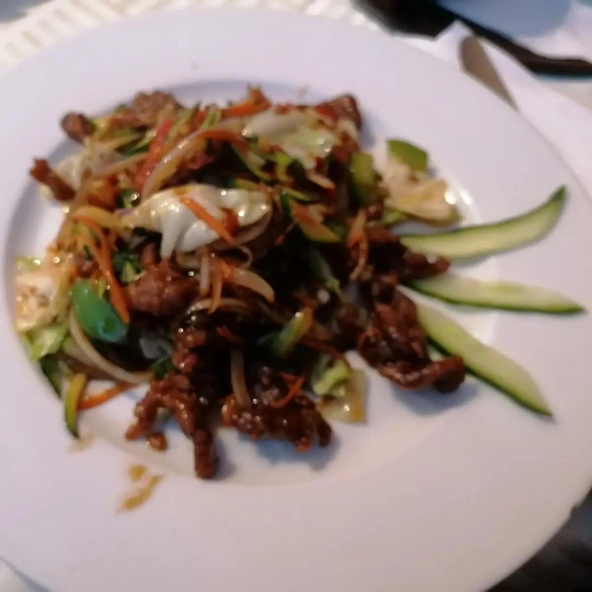 Gan Bian Rind Mit Eierreis