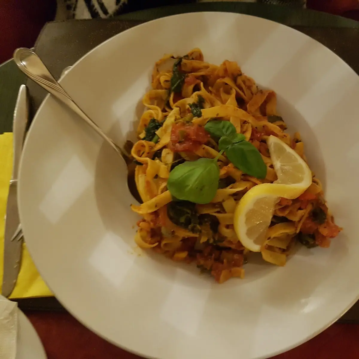 Penne Spinaci