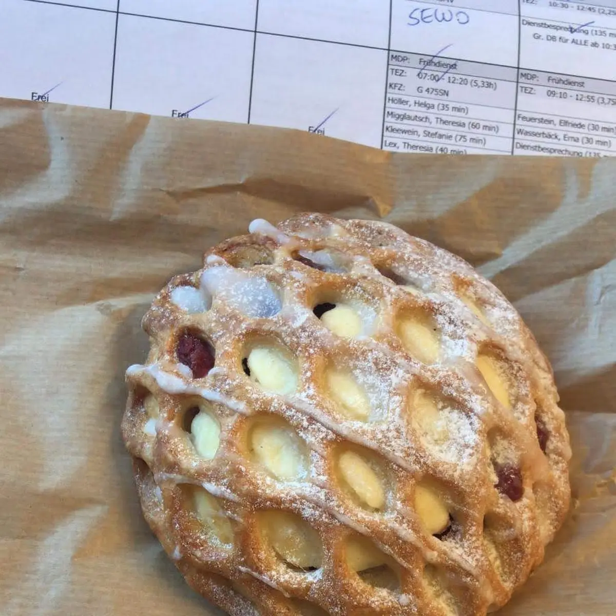 Topfen - Himbeerkörbchen