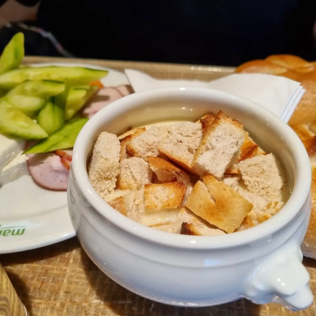 Knoblauchcremesuppe