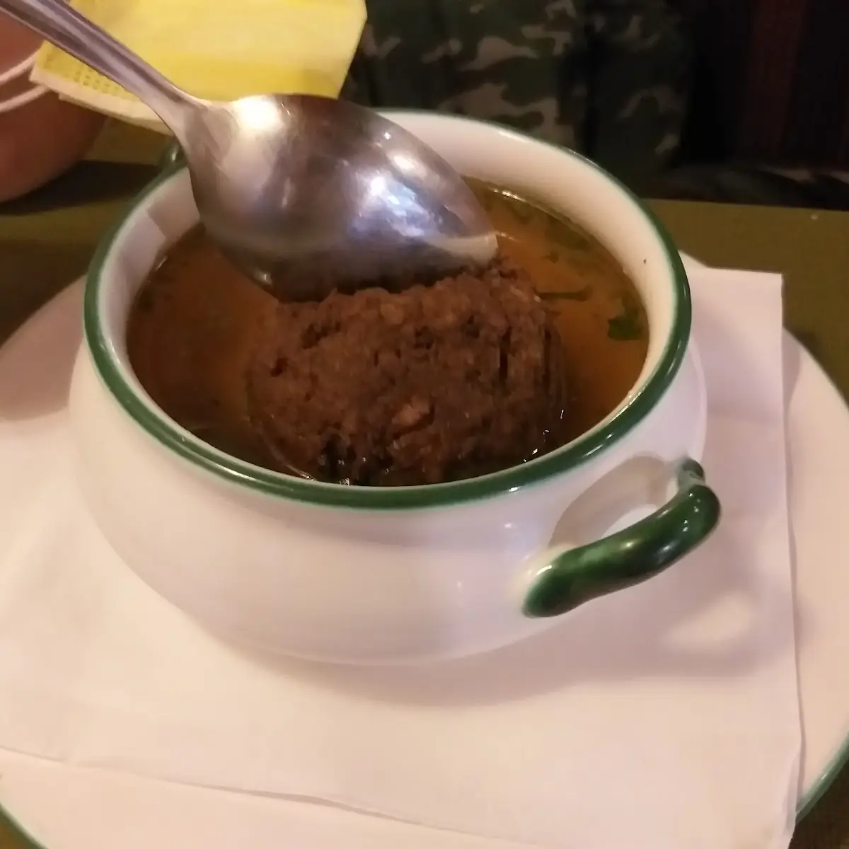 Leberknödelsuppe Суп С Печёночными Клёцками