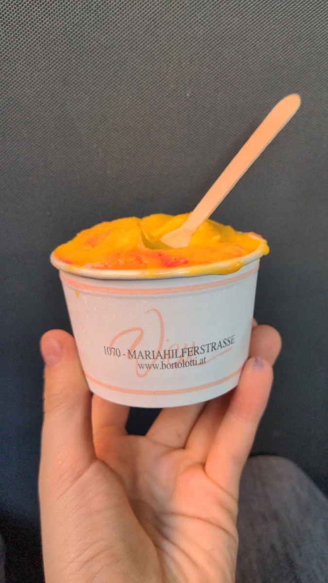 Eis Mango Himbeere