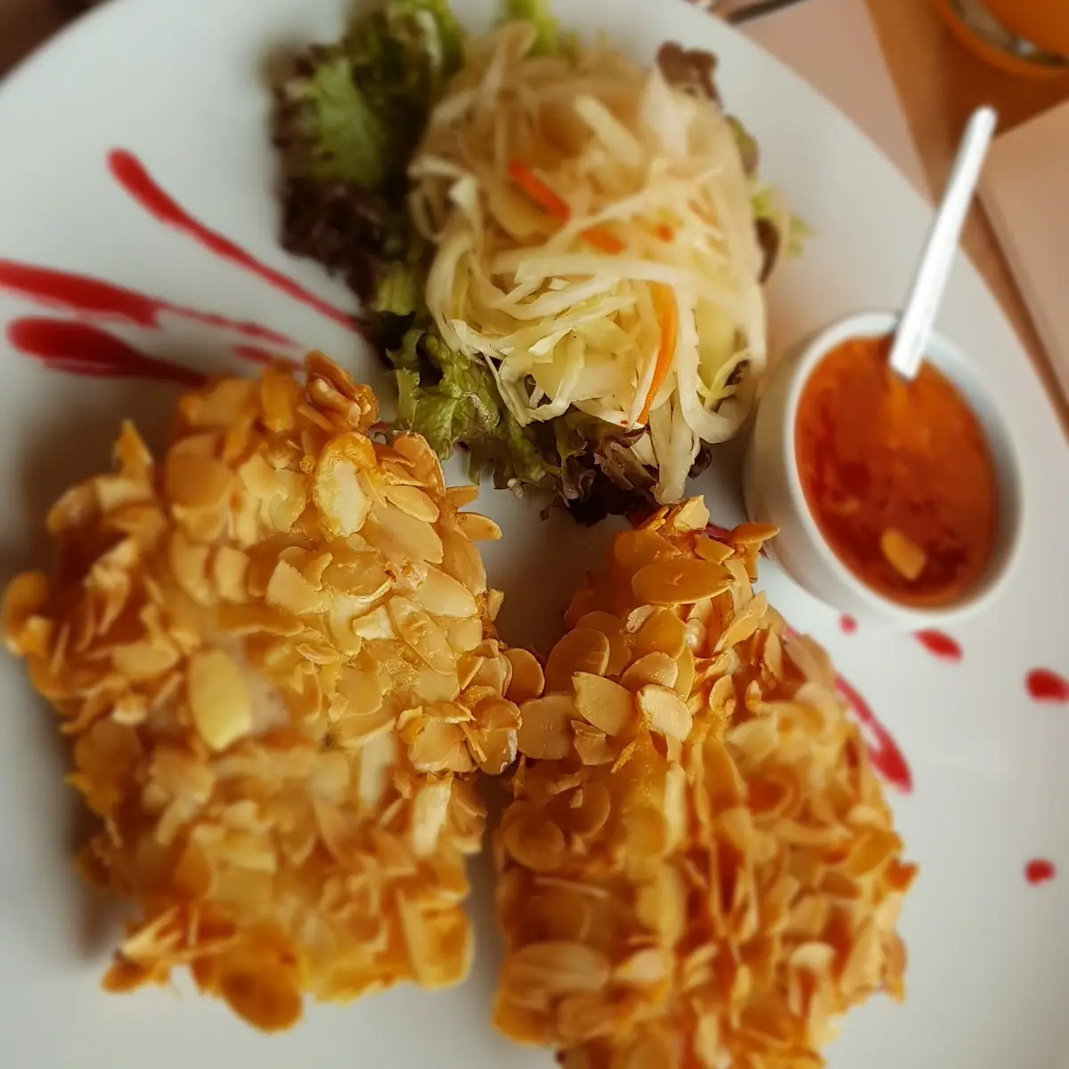 Huhn Mit Mandelkruste