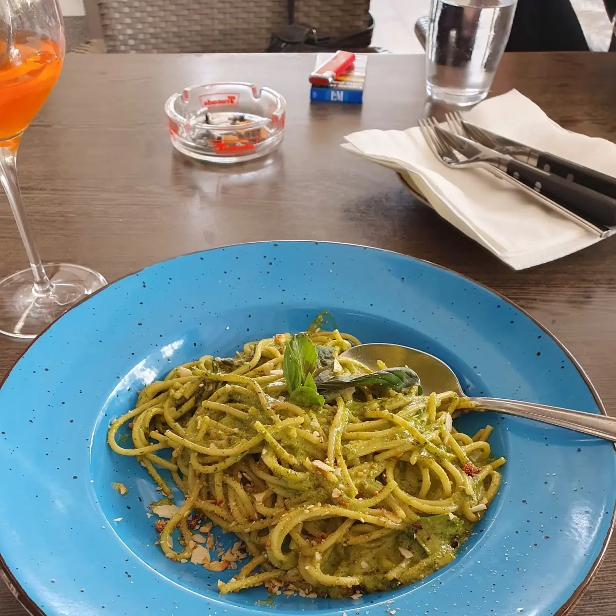 Spaghetti Al Pesto