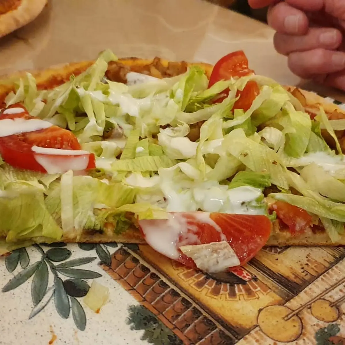 Kebab Pizza