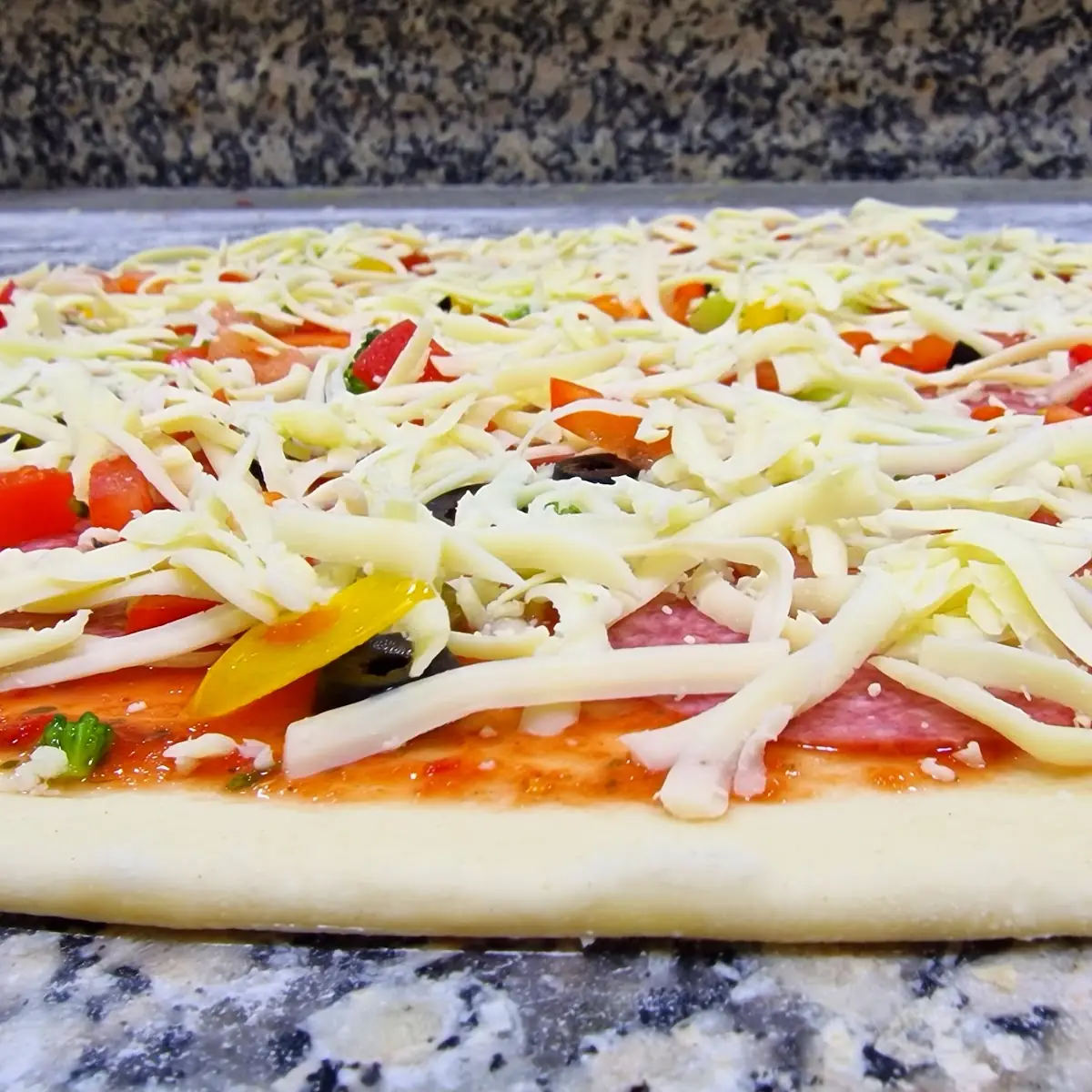 Gemischt Pizza Mit Salami
