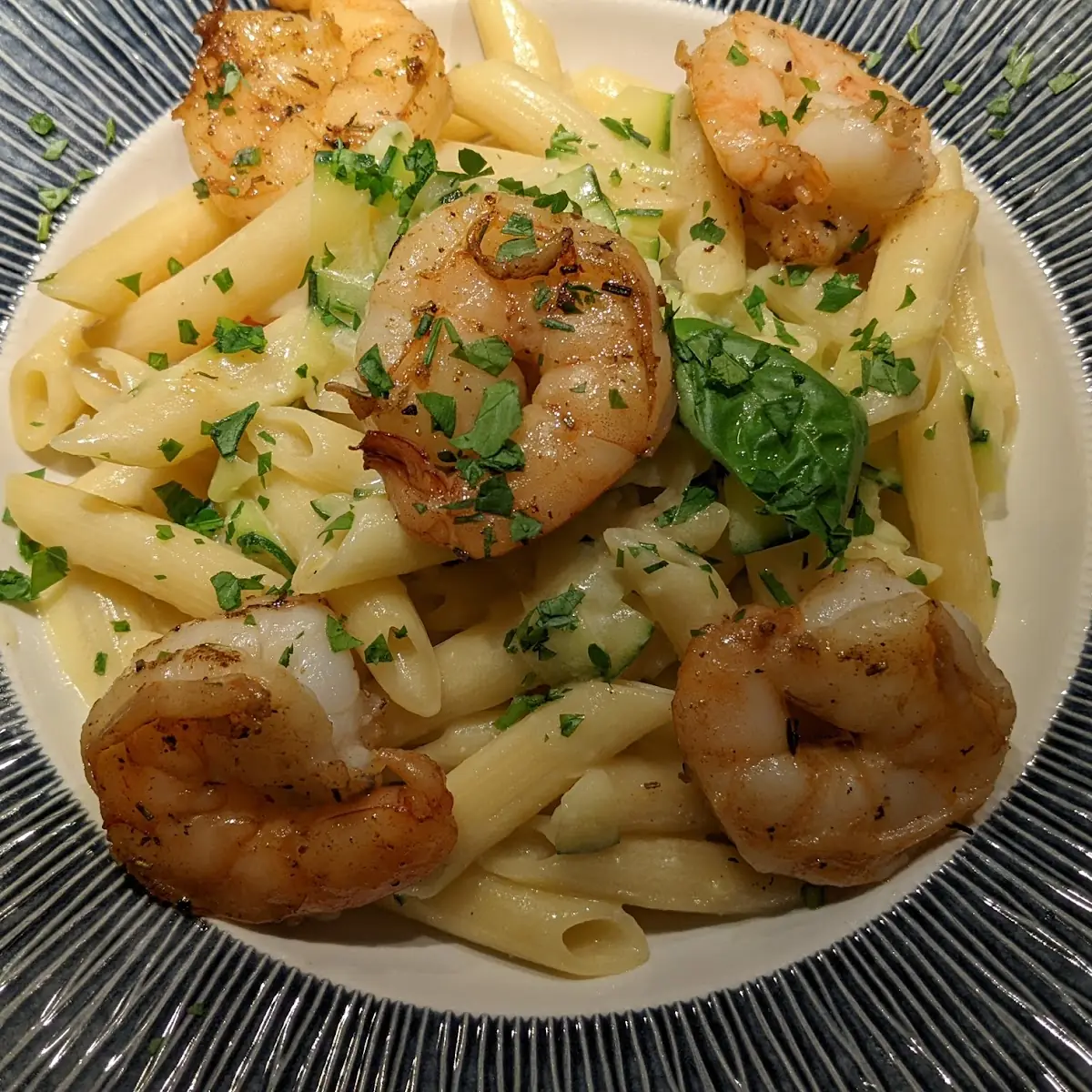Penne Zucchini & Gamberetti