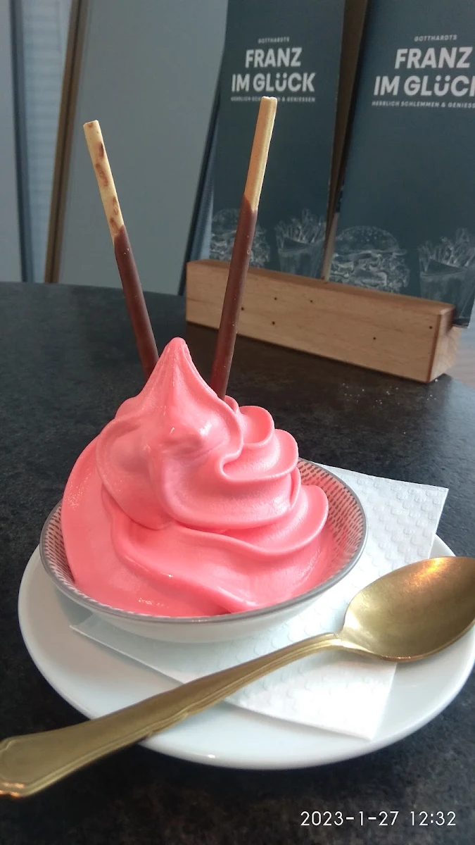 Eis Erdbeeren