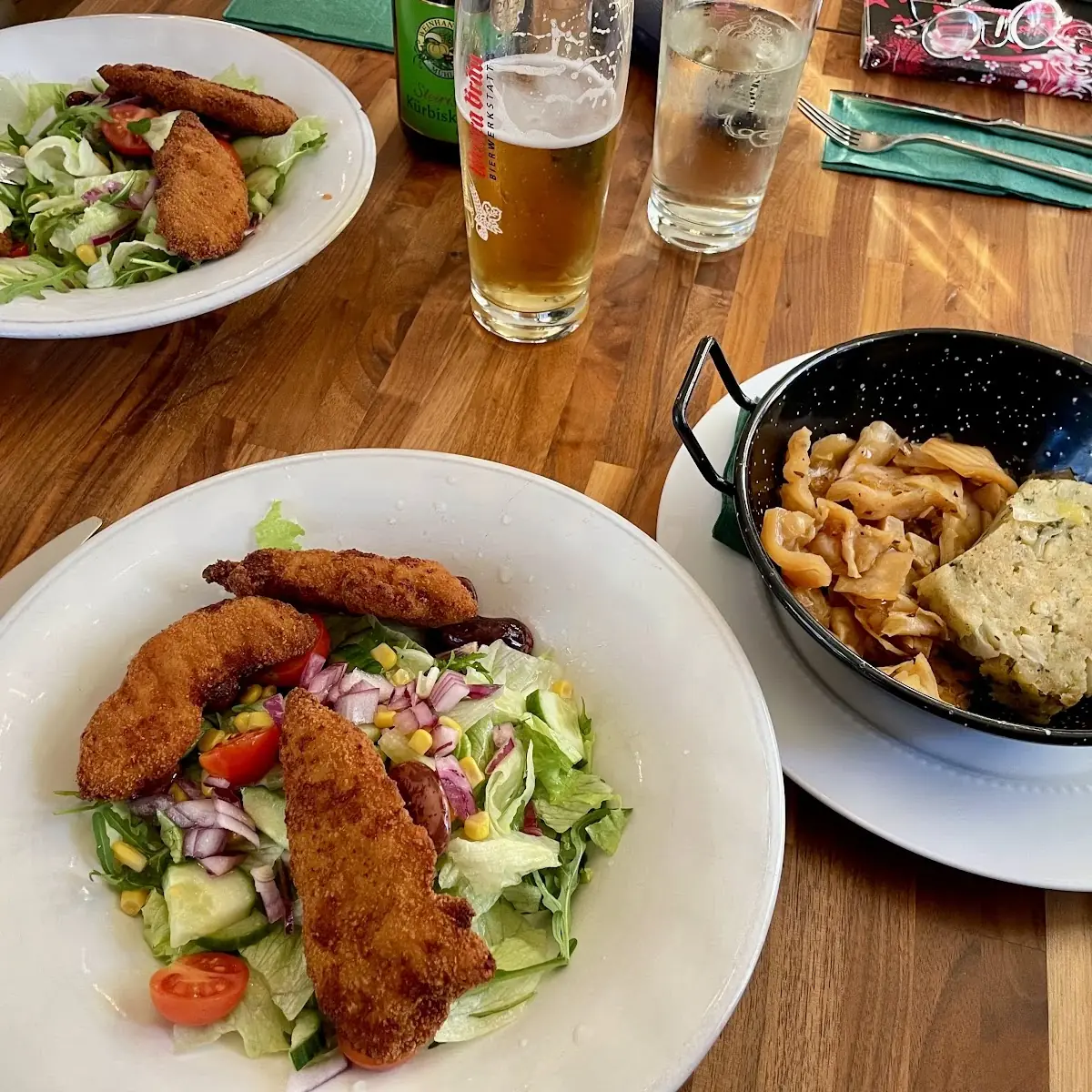 Hühnchen Auf Salat