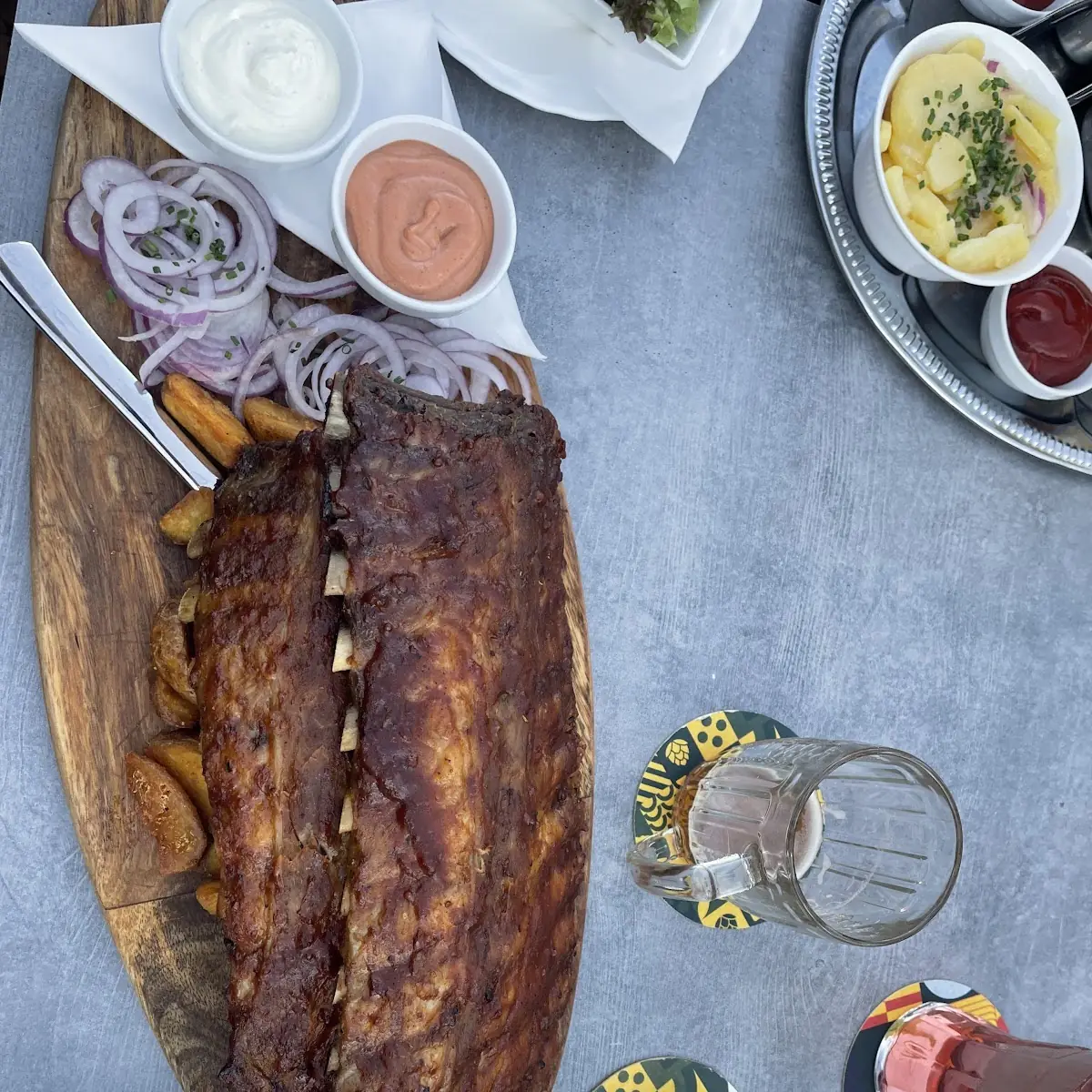 Gebackene Spare Ribs